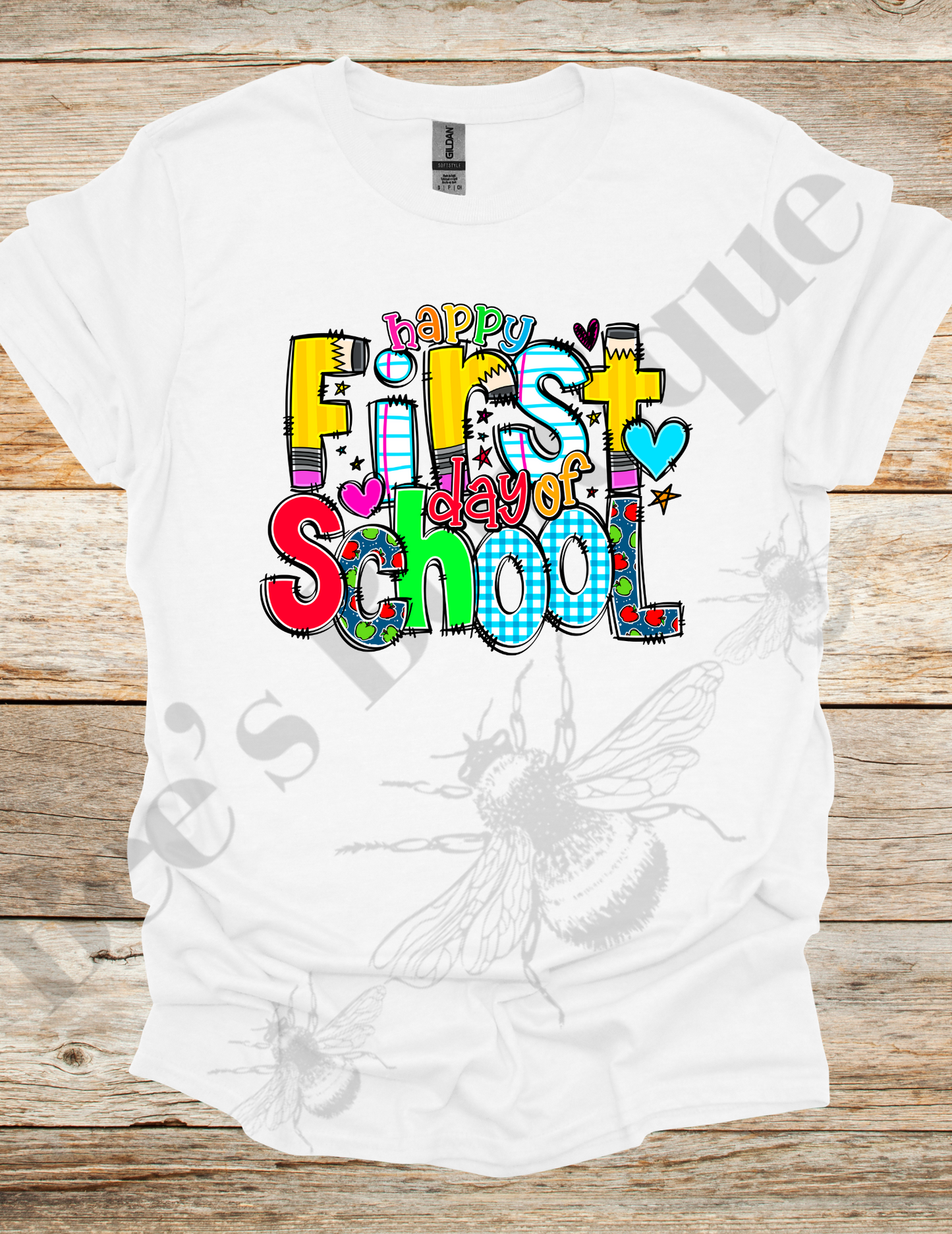 Happy First Day Of School Adult Shirt
