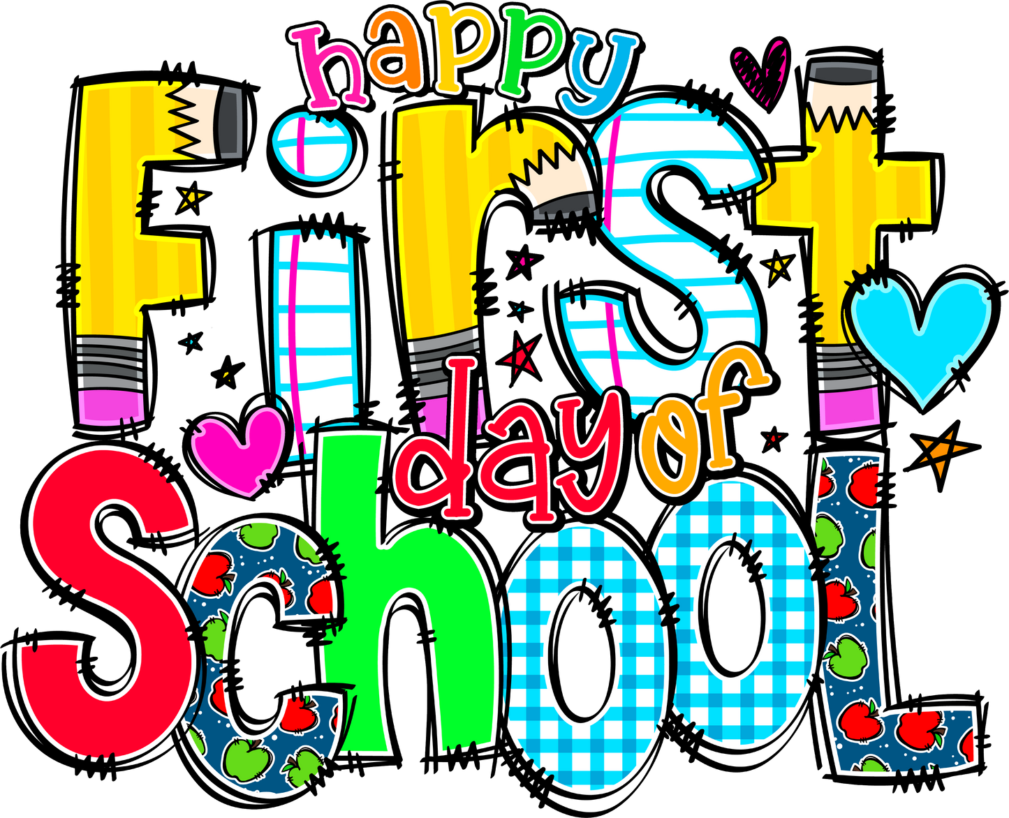 Happy First Day Of School Youth Shirt