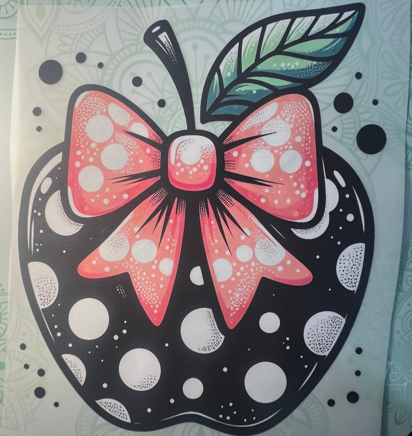 Apple Bow Heat Transfer