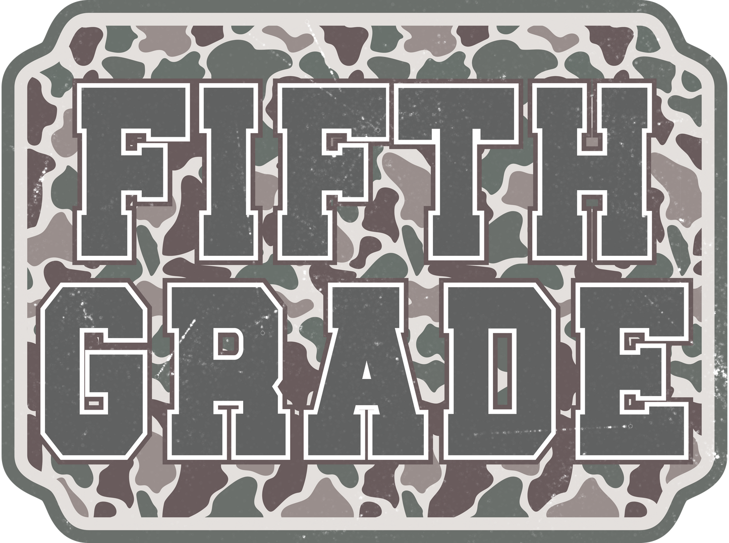 Camo Grade Level Youth Shirt