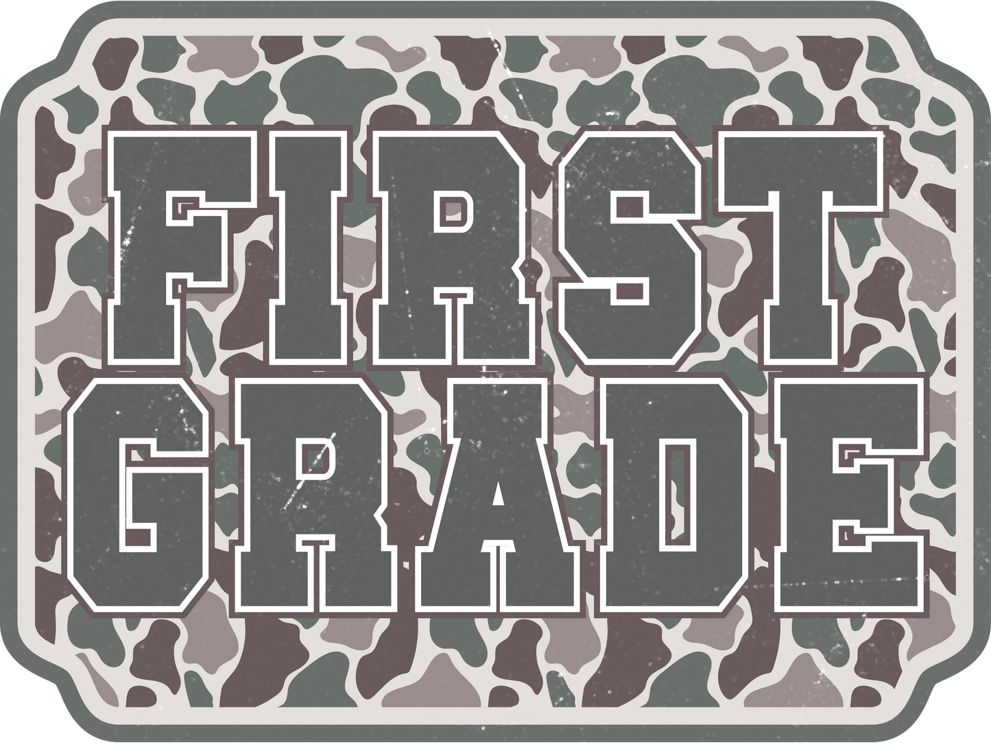 Camo Grade Level Youth Shirt