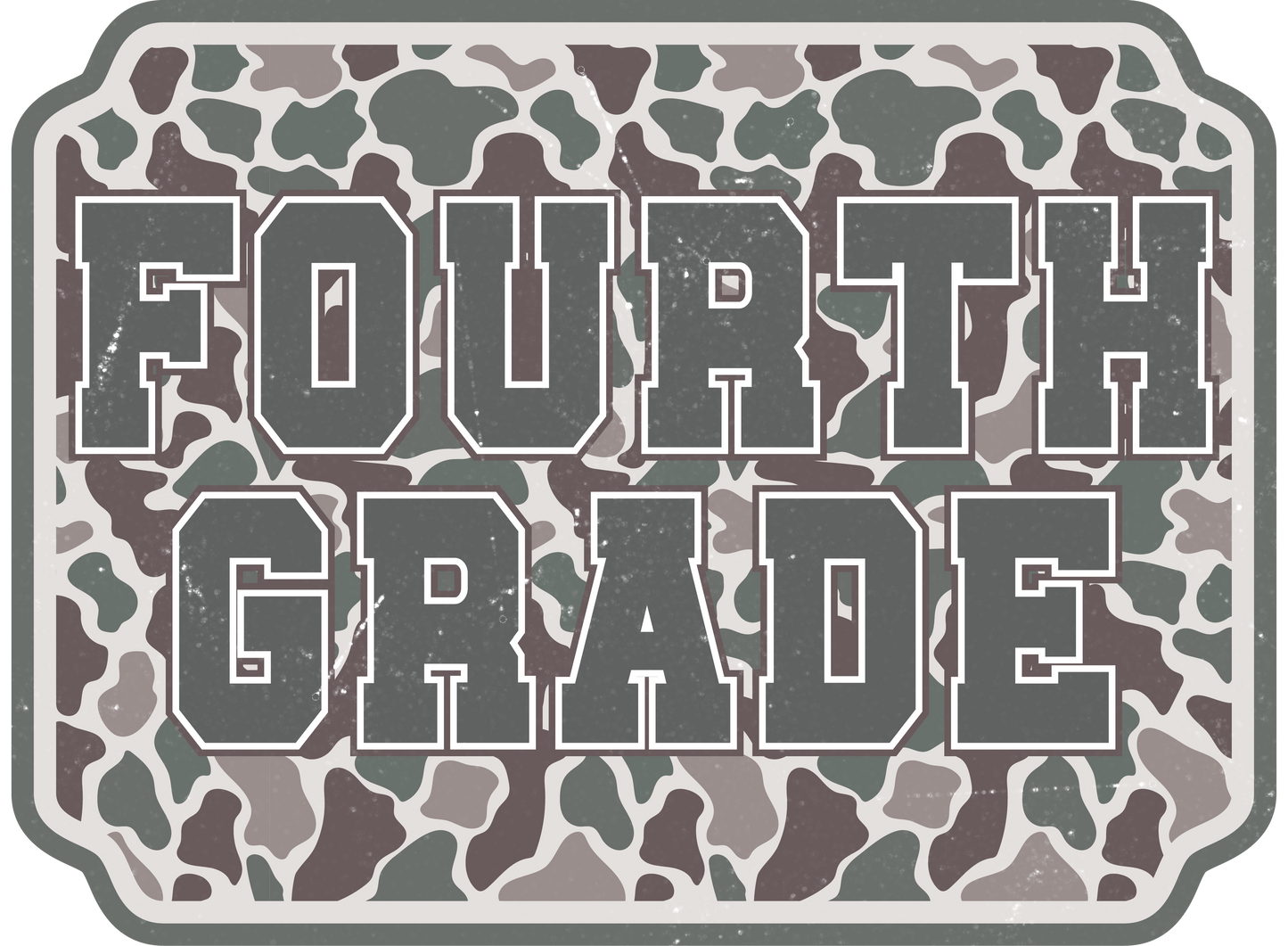 Camo Grade Level Youth Shirt