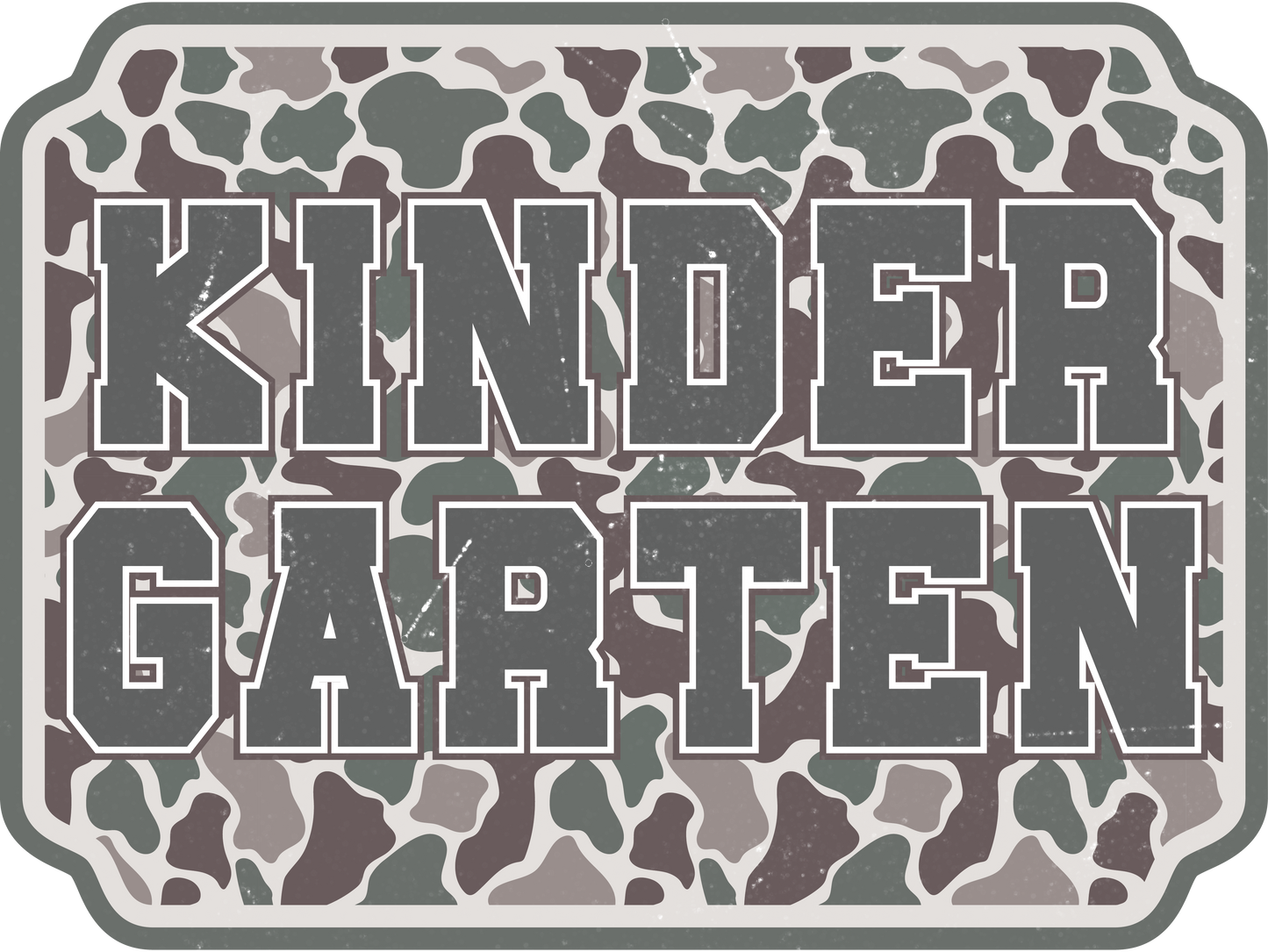 Camo Grade Level Youth Shirt