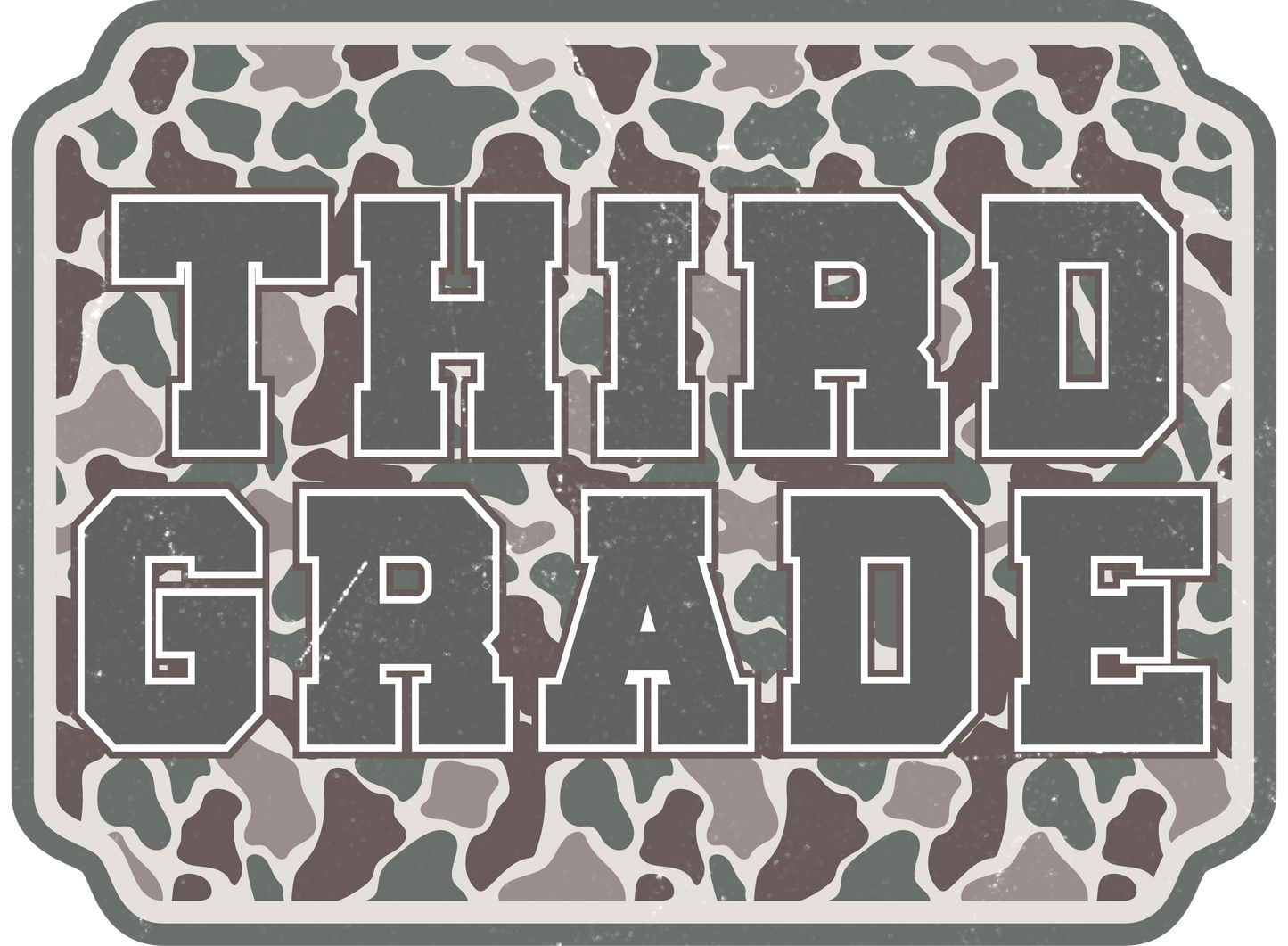 Camo Grade Level Youth Shirt