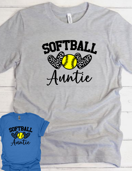 Softball Auntie Shirt