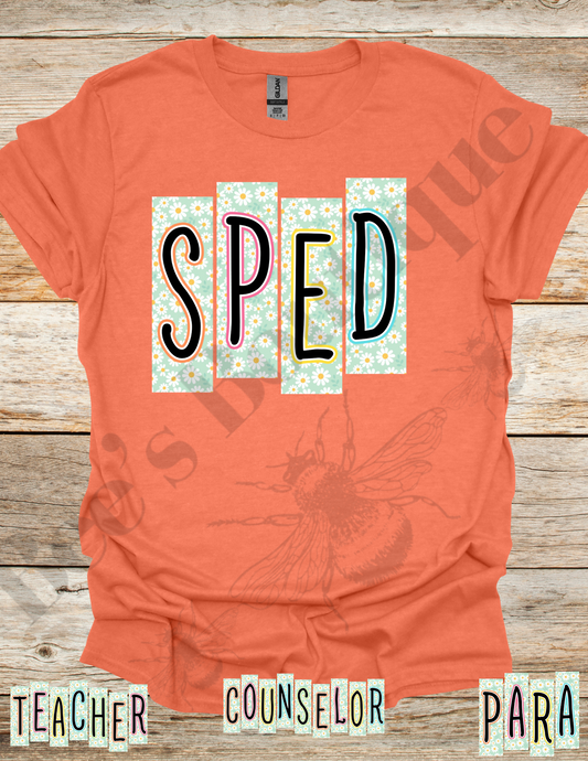 School Staff Daisy Shirt
