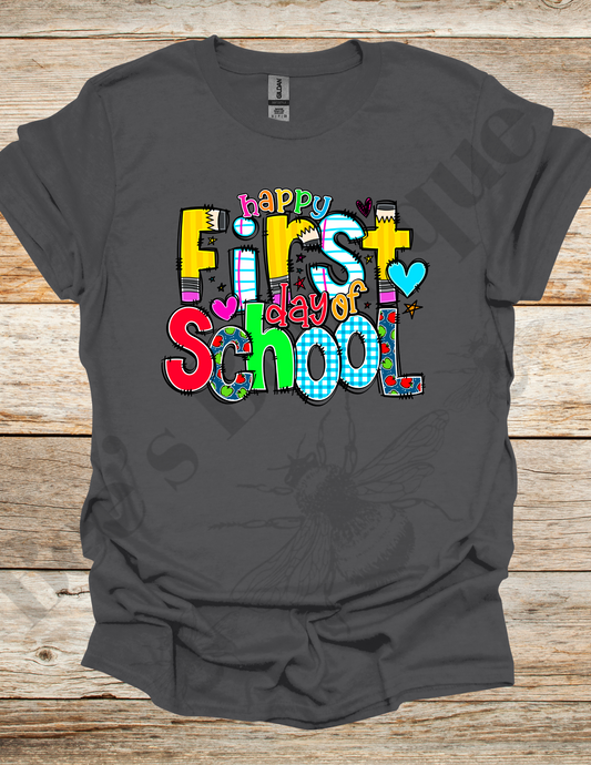 Happy First Day Of School Youth Shirt