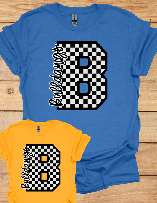 Checkered Bulldawgs Shirt