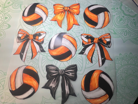 Volleyball Bows Heat Transfer