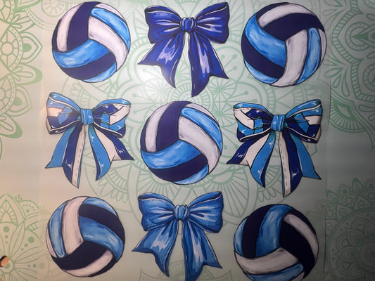 Volleyball Bows Heat Transfer