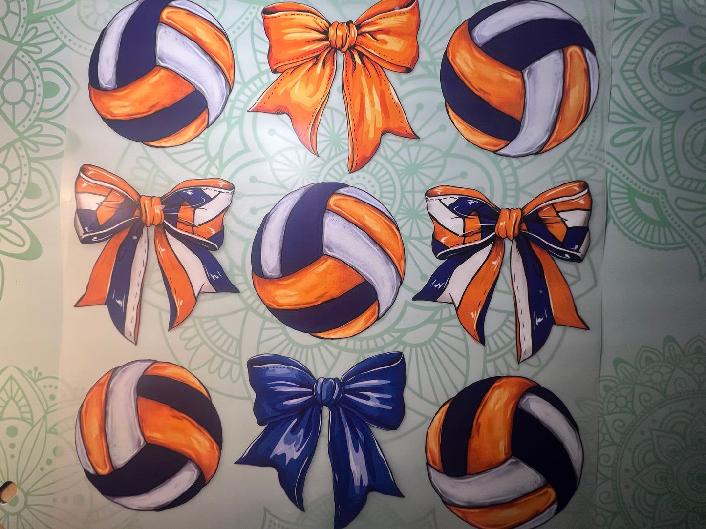 Volleyball Bows Heat Transfer