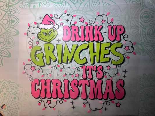 Drink Up Grinches Heat Transfer