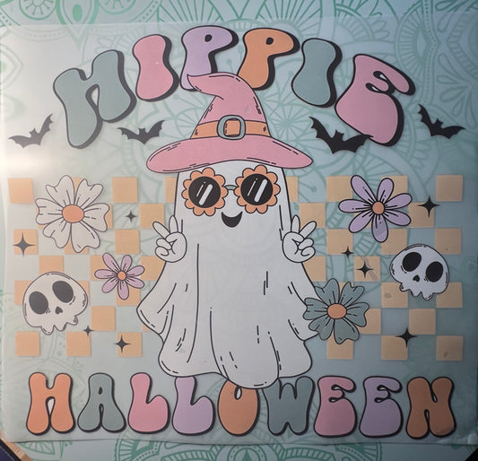 Hippie Halloween Heat transfer