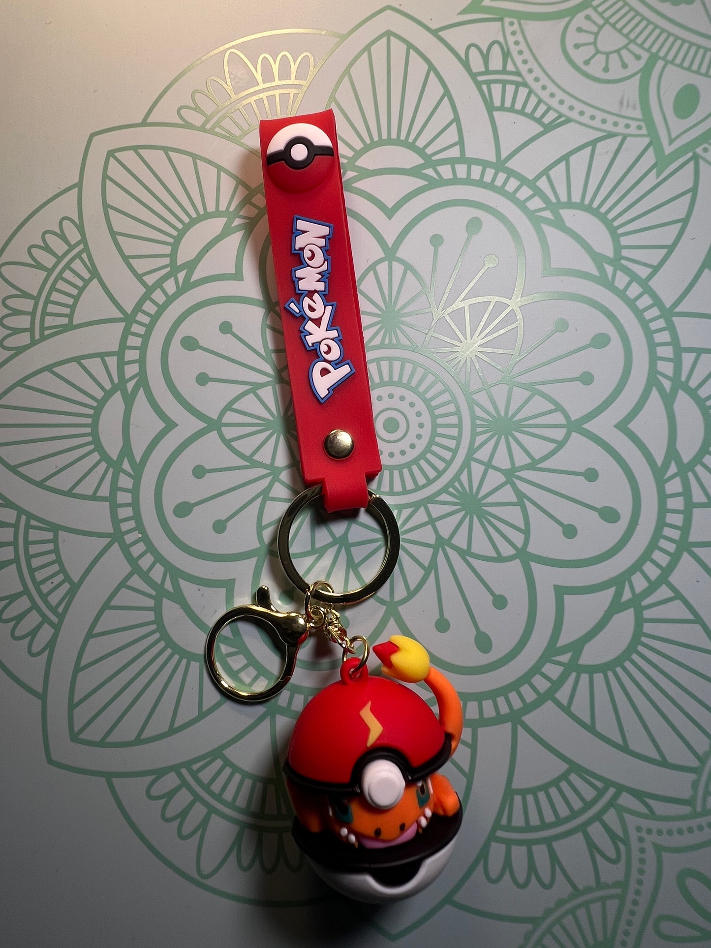 Charmander Pokeball Keychain