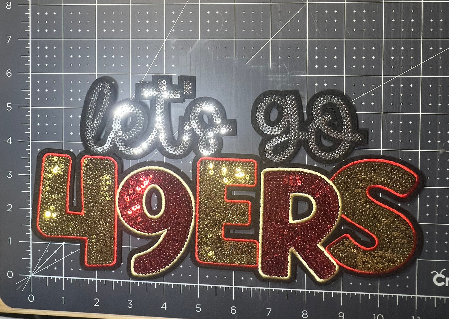 Let's Go 49ers Iron-On